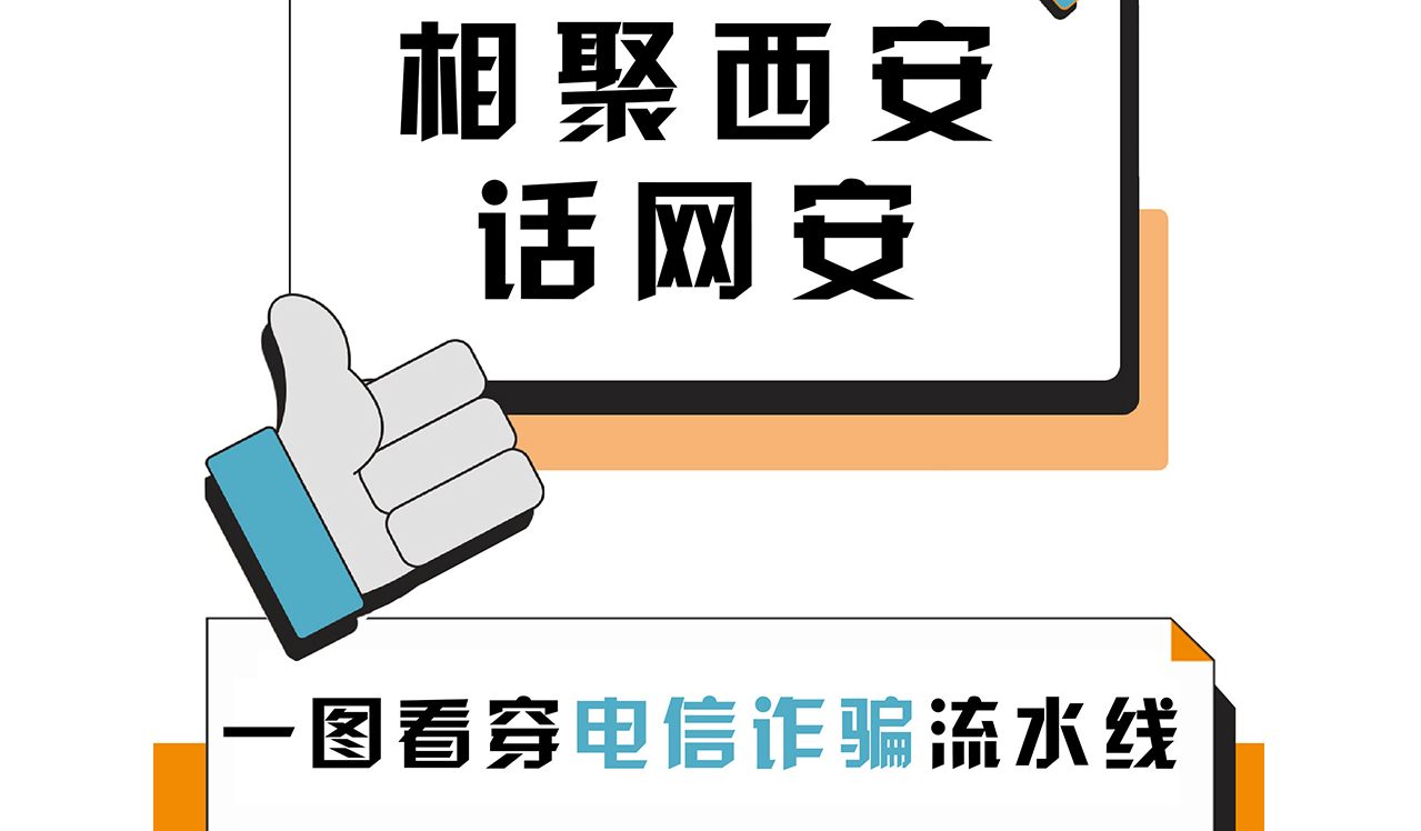 相聚西安話網(wǎng)安：一圖看穿電信詐騙“流水線”